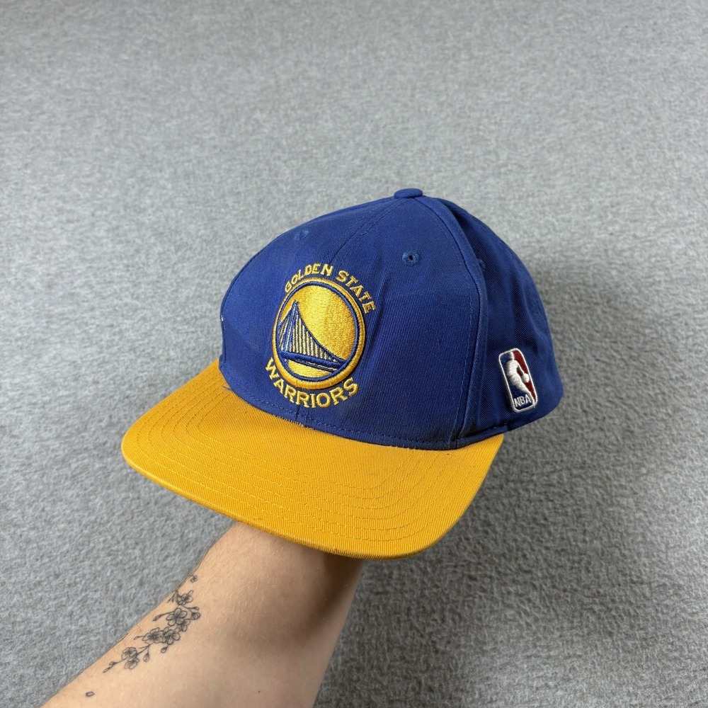 Golden State Warriors Youth Snapback Hat Blue Yellow NBA Basketball Cap 2 Tone